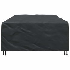 Vidaxl Prevleka za zunanje pohištvo Črna 305 x 190 x 85 cm 420D