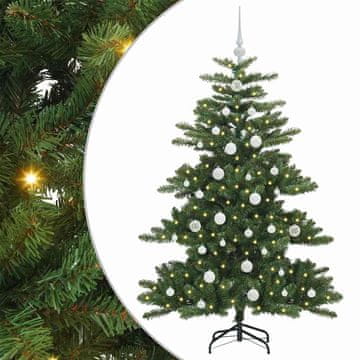 Vidaxl Umetno Zložljivo Božično Drevo Zelena 150 cm PVC in jeklo
