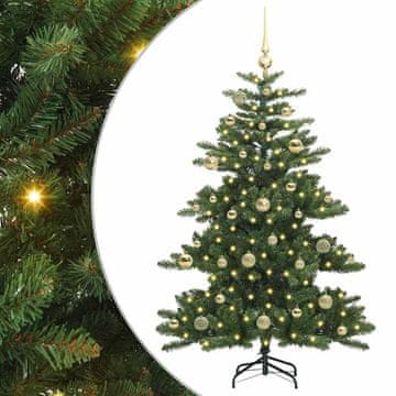 Vidaxl Umetno Zložljivo Božično Drevo Zelena 150 cm PVC in jeklo