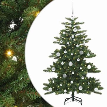 Vidaxl Umetno Zložljivo Božično Drevo Zelena 150 cm PVC in jeklo