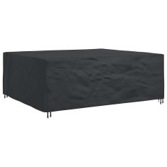 Vidaxl Prevleka za zunanje pohištvo Črna 300 x 250 x 100 cm 420D