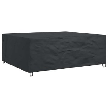 Vidaxl Prevleka za zunanje pohištvo Črna 300 x 250 x 100 cm 420D