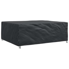 Vidaxl Prevleka za zunanje pohištvo Črna 300 x 250 x 100 cm 420D