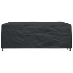 Vidaxl Prevleka za zunanje pohištvo Črna 300 x 250 x 100 cm 420D