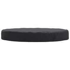 Vidaxl Pokrov za zunanjo mizo Črna 82 x 82 x 10 cm 600D tkanina