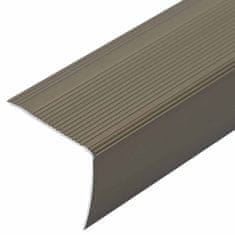 Vidaxl Robniki za stopnice 30 pcs Šampanjec 67 cm Aluminij