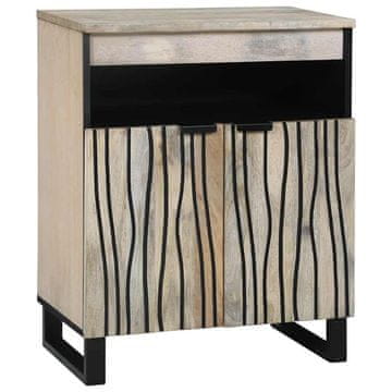 Vidaxl Omare in policami za shranjevanje medijev Bela in črna