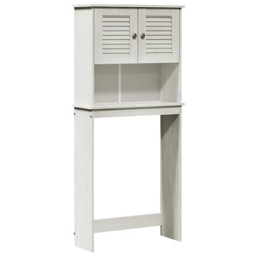 Vidaxl Omara za pralni stroj s polico VIGO Bela 72,5 x 27 x 161 cm