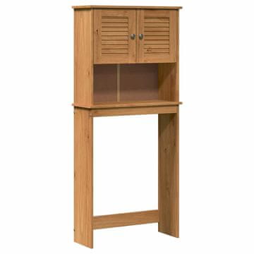 Vidaxl Omara za pralni stroj VIGO medeno rjava 72,5 x 27 x 161 cm