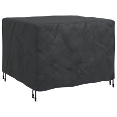 Vidaxl Prevleka za zunanje pohištvo Črna 100 x 100 x 70 cm 210D