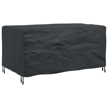 Vidaxl Prevleka za zunanje pohištvo Črna 150 x 90 x 75 cm 210D
