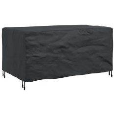 Vidaxl Prevleka za zunanje pohištvo Črna 150 x 90 x 75 cm 210D