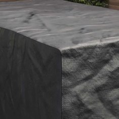 Vidaxl Prevleka za zunanje pohištvo Črna 143 x 225 x 90 cm 210D