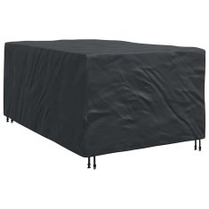 Vidaxl Prevleka za zunanje pohištvo Črna 143 x 225 x 90 cm 210D