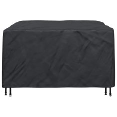 Vidaxl Prevleka za zunanje pohištvo Črna 150 x 150 x 75 cm 210D