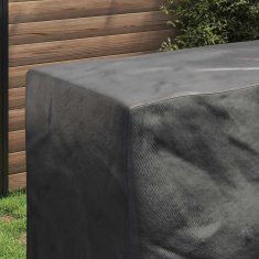 Vidaxl Prevleka za zunanje pohištvo Črna 180 x 70 x 90 cm 210D