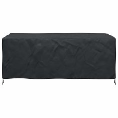 Vidaxl Prevleka za zunanje pohištvo Črna 200 x 110 x 70 cm 210D