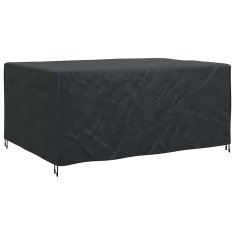 Vidaxl Prevleka za zunanje pohištvo Črna 240 x 160 x 100 cm 420D