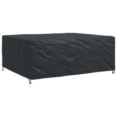 Vidaxl Prevleka za zunanje pohištvo Črna 250 x 210 x 90 cm 600D