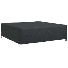 Vidaxl Prevleka za zunanje pohištvo Črna 260 x 260 x 70 cm 600D