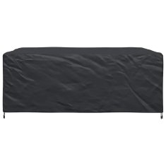 Vidaxl Prevleka za zunanje pohištvo Črna 250 x 210 x 70 cm 420D