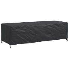 Vidaxl Prevleka za zunanje pohištvo Črna 270 x 110 x 70 cm 600D