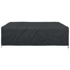 Vidaxl Prevleka za zunanje pohištvo Črna 260 x 260 x 70 cm 600D