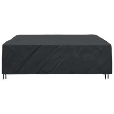 Vidaxl Prevleka za zunanje pohištvo Črna 275 x 275 x 70 cm 600D