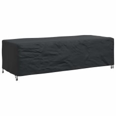 Vidaxl Prevleka za zunanje pohištvo Črna 270 x 110 x 70 cm 600D