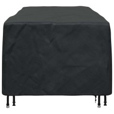 Vidaxl Prevleka za zunanje pohištvo Črna 270 x 110 x 70 cm 600D