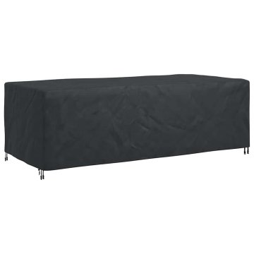 Vidaxl Prevleka za zunanje pohištvo Črna 300 x 140 x 90 cm 420D