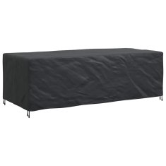 Vidaxl Prevleka za zunanje pohištvo Črna 300 x 140 x 90 cm 420D