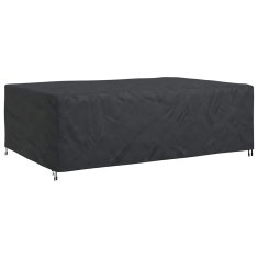 Vidaxl Prevleka za zunanje pohištvo Črna 300 x 200 x 90 cm 420D