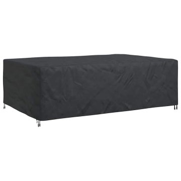 Vidaxl Prevleka za zunanje pohištvo Črna 300 x 200 x 90 cm 420D