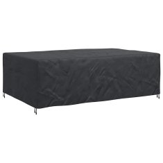 Vidaxl Prevleka za zunanje pohištvo Črna 300 x 200 x 90 cm 420D