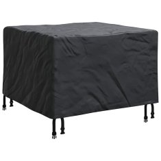 Vidaxl Prevleka za zunanje pohištvo Črna 60 x 60 x 45 cm 600D tkanina
