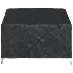 Vidaxl Pokrov za vrtno klop Črna 134 x 70 x 65 / 94 cm 210D tkanina