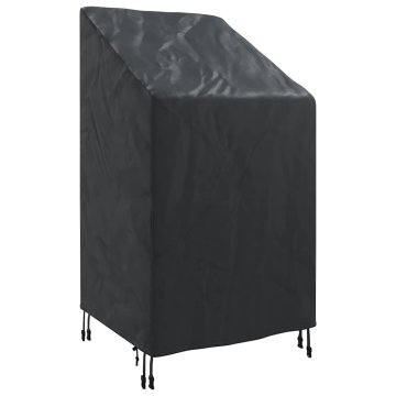 Vidaxl Pokrov za vrtn stol Črna 70 x 70 x 85 / 125 cm 210D tkanina
