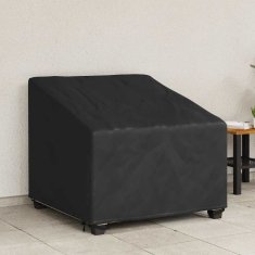 Vidaxl Pokrov za vrtn stol Črna 90 x 90 x 50 / 75 cm 600D tkanina