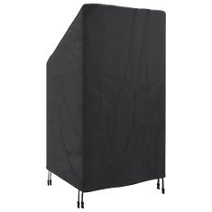 Vidaxl Pokrov za vrtn stol Črna 70 x 70 x 85 / 125 cm 210D tkanina