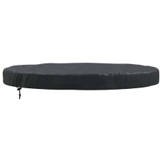 Vidaxl Pokrov za zunanjo mizo Črna 92 x 92 x 10 cm 210D tkanina