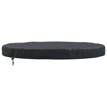 Vidaxl Pokrov za zunanjo mizo Črna 92 x 92 x 10 cm 210D tkanina