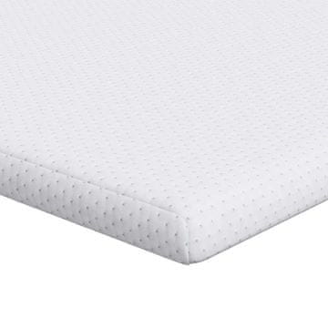Vidaxl Blazine za vzmetnice Bela 100 x 200 cm