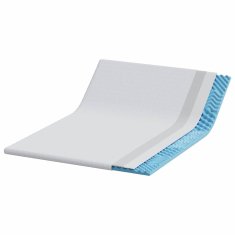 Vidaxl Blazine za vzmetnice Bela 140 x 190 cm