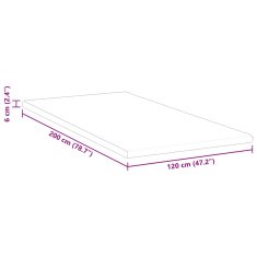 Vidaxl Blazine za vzmetnice Bela 120 x 200 cm