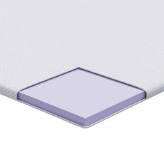 Vidaxl Blazine za vzmetnice Bela 100 x 200 cm