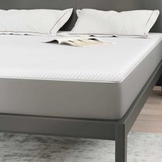 Vidaxl Blazine za vzmetnice Bela 140 x 190 cm