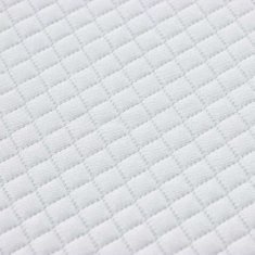 Vidaxl Blazine za vzmetnice Bela 120 x 200 cm