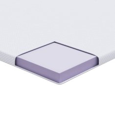 Vidaxl Blazine za vzmetnice Bela 100 x 200 cm