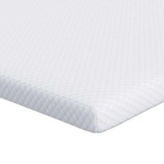 Vidaxl Blazine za vzmetnice Bela 100 x 200 cm